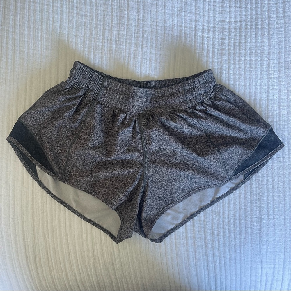 Lululemon Running Short Heather Grey with Pockets